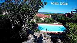 VILLA GAIA: SEMI DETACHED VILLA WITH PRIVATE GARDEN AND SWIMMING POOL WITH SEA VIEW. IT ACCOMMODATES 4/8 PEOPLE. IT HAS 2 DOUBLE ROOMS, 2 BATHROOM, A BIG KITCHEN, A DINING/LIVING ROOM WITH A DOUBLE SOFABED AND EQUIPPED VERANDAS.IN THE OPEN MEZANINE THERE IS ANOTHER DOUBLE SOFABED.